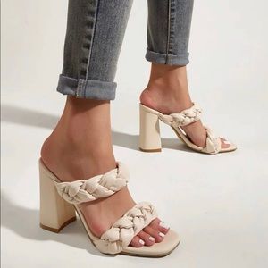 Braided Strap Heels